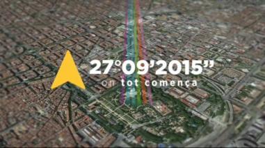 The Free Way to the Catalan Republic, a mosaic symbolising the start of building a new country