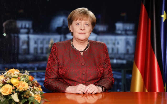 Angela Merkel Records New Year's Address