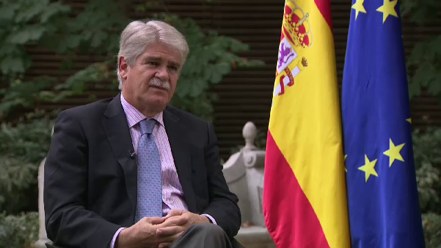 Spanish foreign minister interview on Catalan independence